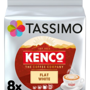 Tassimo Kenco Flat White Pods 8 Pack 220G