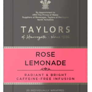 Taylors of Harrogate Rose Lemonade Fruit Flavoured infusion, 20 Tea Bags 50g