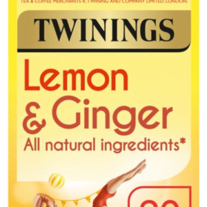 Twinings Lemon & Ginger 20 Teabags 30G
