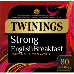 Twinings Strong English Breakfast 80 Tea Bags 250G